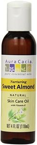 Aura Cacia, Sweet Almond Oil, 4 oz liquid