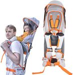 Baby Shoulder Carrier Baby Hiking Backpack Carrier with Rain Cover Sun Shade for Child Safe Backrest and Toddler Ergonomic Seat Holds 40 Pound for Children Between 6 Months-3 Years Old Babies