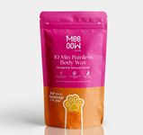MEEOOW CLUB Full Body Wax for Womens Orange Flavour | 10-Min Painless Wax Hair Removal, Wax Powder For Womens for Legs, Arms & Bikini Area | Herbal Wax Powder for Women,s with No Harmful Chemicals, No Irritation, No Skin Rashes - 150 Gm Pack