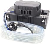 Beckett BK221TUL Condensate Pump with Safety Switch, 115V, 17 ft Max Lift, 125 GPH, Automatic On/Off Operation, Black, and 20 ft of 3/8" vinly tubing