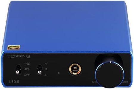 Topping L30 II NFCA Modules UHGF Technology 0.3uV Ultra Low Noise Cost-Effective Headphone Amplifier (Blue)