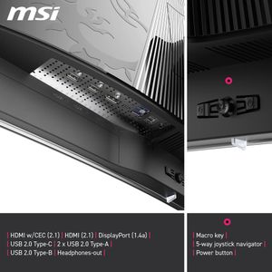 MSI 32" QD-OLED Gaming Monitor – MPG 321CURX, Ultra HD Display