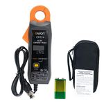 OWON CP024 AC/DC Current Clamp Probe for Oscilloscope, Current Tester Clamp Meter 200KHz Bandwidth 1mV/10mA 400A Relative Zero Correction with BNC Type Connector