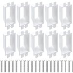 10Pcs Electrical Power Outlet Box Extender Kit with 20Pcs Screws– Single Gang Box Extender - Single Receptacle Heavy Duty Plastic