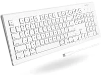 Macally Wired USB C Keyboard for Ma