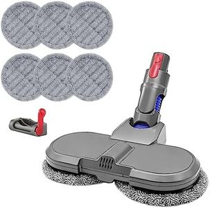 Coodss Vacuum Cleaner Attachment, Electric Mop Head for Dyson V7/V8/V10/V11, Wet & Dry, Hardwood Floor