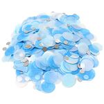 QOOLBUY Round Paper Table Confetti Dots,Paper Confetti Circles,Party Glitter Confetti for Wedding Bridal Birthday Party Decoration (Dream Blue)