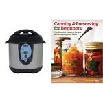 NESCO NPC-9 Smart Electric Pressure Cooker and Canner, 9.5 Quart, Stainless Steel & Canning and Preserving for Beginners: The Essential Canning Recipes and Canning Supplies Guide