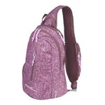 Eddie Bauer Stowaway Packable 10L Sling 3.0 Made from Polyester with Lightly Padded Shoulder Strap, Lilac