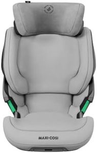 Maxi-Cosi Kore i-Size High Back Booster Seat, 3.5 - 12 years, 100 - 150 cm, ISOFIX Car Seat, Adjustable Height/Width, Side Protection System Plus, Quick & Easy Buckle Up, Authentic Grey