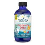 Nordic Naturals Children's Dha For Omega 3 | Fish Oil For Kids 530Mg From Arctic Cod Liver Oil | Omega 3 Fish Oil Epa & Dha For Kids For Brain Development & Immunity | Strawberry Flavour 4 Floz 119 Ml