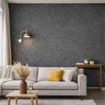 Premium Marble Granules Textured Wall Paint | 100 % Natural Shade 3D Stone & Granite Luxury Finish | Decorative Interior & Exterior Wall Texture | Designer Marble Texture for Living Room & Outdoor Walls | No Artificial Colour (D-2005/Dark Grey, 10 Liters)