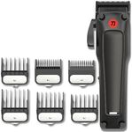 Saki Shears Professional Cordless Electric Hair Clipper for Professional Barbers and Stylists - Hair Trimmer for Fades and Close Cutting - Full Metal Body - Brushless Motor - Raiden Pro