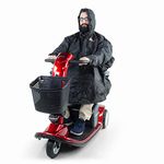 Challenger Mobility Warm Winter Rain Poncho For Wheelchair, Electric Powerchair, Scooter Riders, Quality Lining