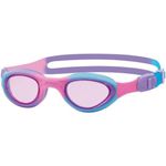 Zoggs Kid's Little Super Seal Swimming Goggles with Quick Adjust and UV Protection (Up to 6 Years), Pink /Purple/ Tint Pink