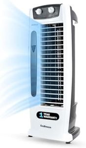 Blueberry's 𝗧𝗼𝘄𝗲𝗿 𝗙𝗮𝗻 - with powerful air throw, 25-Feet Air Delivery, Low Power Consumption, 4-way Air Flow and Anti-Rust Body, High Speed Tower fan for home and office, 1-Year Warranty