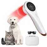 Portable Handheld Cold Laser Therapy Device for Dogs and Pets, Vet Infrared Red Light Treament Machine with 808nm & 650n, LLLT Physiotherapy Equipment at Home, Animals Teddy Chihuahua Cat Horse