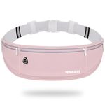 RDMODO Running Belt Fanny Packs for Women, Water Resistant Large Capacity Waist Pack for iPhone 15 14 13 Samsung, Lightweight Running Phone Holder，Slim Money Belt Running Pouch for Hiking Outdoor Pink