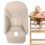 Campsie Baby High Chair - Baby High Chair Cushion | PU Leather Baby High Chair Pad | Baby High Chair Cushion With Soft Padding | Baby Dining Chair | Breathable High Chair Pad