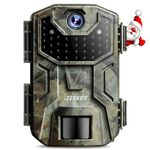 iZEEKER Trail Camera 32MP 1080P, Trail Cameras with 940nm No Glow Infrared LEDs, Game Camera with Night Vision Motion Activated IP66 Waterproof for Wildlife Watching Indoor Security