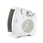 Bajaj Majesty RX10 Room Heater For Home | 2 Heat Settings 1000W/2000 Watts | Triple Safety Assurance | Adjustable Thermostat | Two Way Installation | Heat Convector Room Heater | 2-Yr Warranty 【White】
