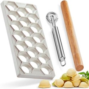 MUMSUNG Russian Pelmeni Maker Mold, Ravioli Maker Dumplings Mold