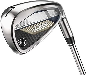 Wilson Staff D9 Iron Golf Set - Men's Right Hand Standard Length, Graphite Shaft Senior Flex, 5-PW, Gap Wedge