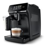 Philips 2200 Series Fully Automatic Espresso Machine, LatteGo Milk Frother, 3 Coffee Varieties, Intuitive Touch Display, 100% Ceramic Grinder, AquaClean Filter, Aroma Seal, Black (EP2230/14)