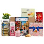 Italian Afternoon Tea Hamper | Lemon Cake with Orange Marmalade, Cantuccini, & Assorted Sweets | Perfect for Tea Time & Gifting - Special Occasions and Corporate Gifts