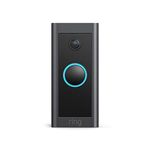 Certified Refurbished Ring Video Doorbell Wired by Amazon|Doorbell Security Camera-1080p HD Video,Advanced Motion Detection,wired(existing doorbell wiring required)|30-day free trial of Ring Protect