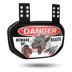 Football Back Plate-DUTYBOD Lower Back Rear Back Bone Protector Shield Back Plate for Youth & Adult (Beasts-Kids)