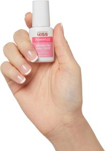 KISS Powerflex Brush-On Nail Glue – Ultra Hold Flex Formula for False Nails