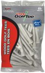 Pride Golf Tee 3-1/4-Inch Deluxe Tee 50-Count, White