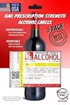 Gag Prescription Labels for Alcohol