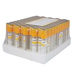 100pcs 3mL Vacuum Blood Collection Tubes Glass Blood Tubes Vacutainer Tubes Laboratory Tubes Centrifuge Tube with Yellow Top, 12 x 75mm (Yellow)