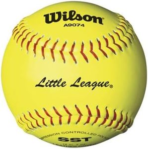 Wilson A9274 Little League Softball (12-Pack), 11-Inch, Optic Yellow