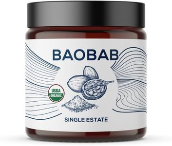 One Farm by WAAYB Organic Baobab Powder Non-GMO, Fair-Trade, Vegan, Gluten Free, Single Origin, 100% South African Baobab, Premium Quality in Resealable Jar