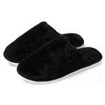 Fluffy Slippers Women,Memory Foam Ladies Slippers for House,Cosy Women's Slippers Faux Fur Lined,Anti-Slip Mens Womens Slippers Outdoor Shoes,Plush Home Slippers for Women,Winter Christmas Gifts