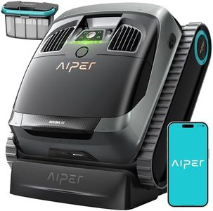 (2026 New) AIPER Cordless Robotic Pool Cleaner for Inground Pools, Obsidian