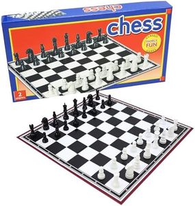 Classic Chess - Table Top Game for Children and Adults, Traditional Family Game, Foldable Board, Instructions Included (Chess)