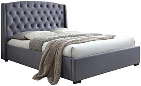 Birlea Velours Balmoral Lit Tissu Gris King