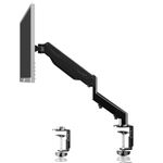 Gas Spring Monitor Arm - Single Monitor Mount, Single Monitor Arm, Single Monitor Desk Mount, Monitor Desk Mount, VESA Mount, Computer Monitor Stand, Desk Monitor Mount, Monitor Arm Desk Mount