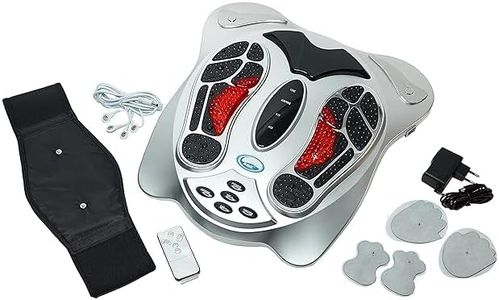 ARG AROGYA, Health Protection Machine/Leg Massager/leg vibration machine/Blood Circulation Machine/Foot massager Electromagnetic Waves Massager, Reflexology Foot Pulse Therapy (HPM Silver1), Multicolour
