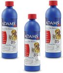 (3 Pack) Adams Plus Flea and Tick Shampoo with Precor for Dogs and Cats - 12-Ounce Bottles