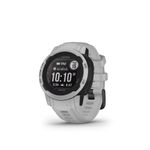 Garmin Instinct 2 Solar, Rugged Outdoor Watch with GPS, with Solar Charging Capabilities, Built for All Elements, Multi-GNSS Support, Tracback Routing and More, Mist Gray