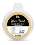 Beuni Max Bond Hair Patch Tape For Men - Strong Hold Up To 2-4 Weeks | No Shine Tape For Hair Patch | Waterproof Wig Tape For Men | Skin Safe, Non-Allergic, Medical Grade Material | 3 Yrd