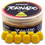 Haldorado Tornado Smoking or Bleeding Pellet Boilie Bait, Wafters for Carp Fishing, Special Shape, 100% Biodegradable,12 mm wide and 11 mm long, Yellow, N-Butyric+Pineapple