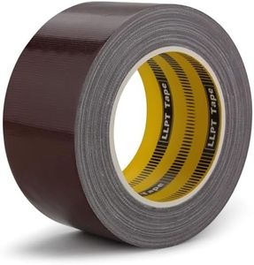 LLPT Duct Tape Premium Grade 2.36 Inches x 108 Feet x 11 Mil Easy Tear Residue Free Strong Adhesive Color Dark Brown (DT254)