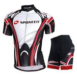 sponeed mens Cycling Jersey SetSponeed Cycling Clothing Pants Jacket Biking Shorts Asia Asia 3XL=US XX-Large Black