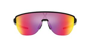 Oakley Men's Oo9248a Corridor Low Bridge Fit Sunglasses, Matte Black/Prizm Road, 42 mm